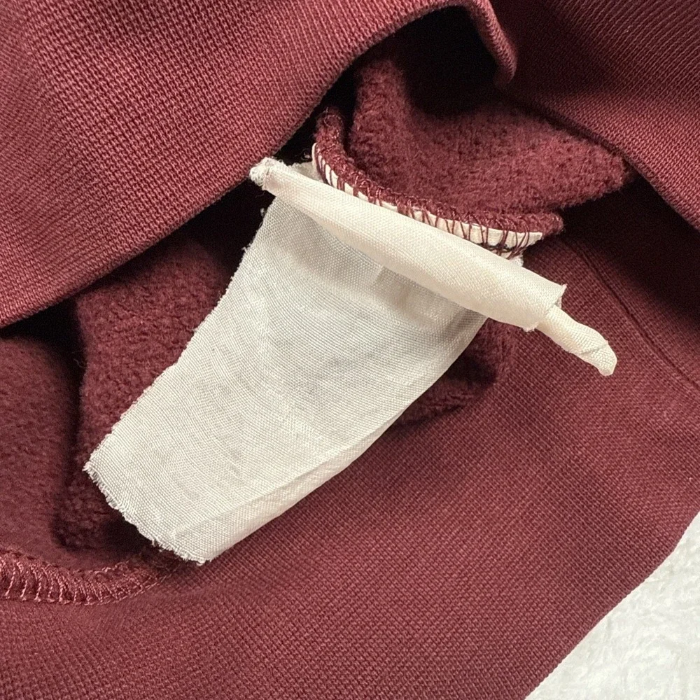 Vans Mens Pullover Hoodie Sweatshirt Burgundy Size Large Vans Graphic Logo